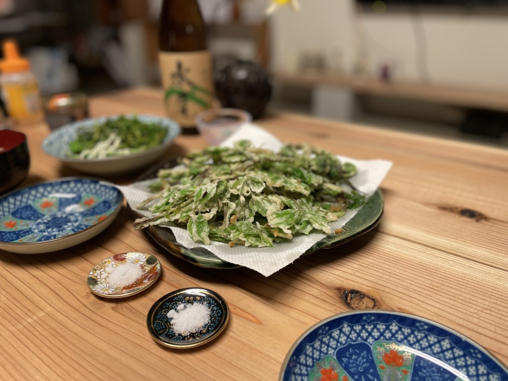 【伊那市】信州の味。山菜の天ぷらです。