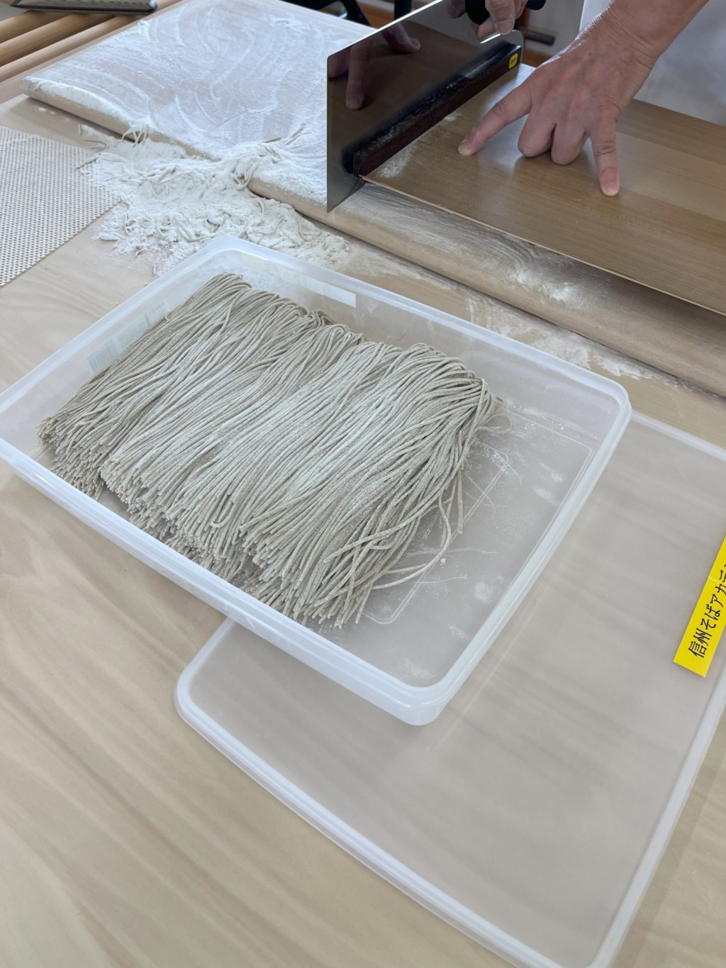 【北信】お披露目会開催です!/そば打ち道場